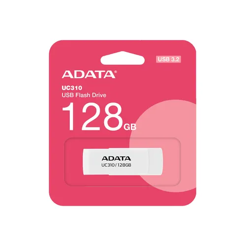 ADATA UC310 pamięć USB 128 GB USB Typu-A 3.2 Gen 1 (3.1 Gen 1) Biały