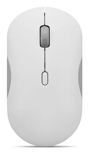 Lenovo 350 myszka Biuro Oburęczny Bluetooth Optyczny 2400 DPI, jasnoszara (Cloud Grey)