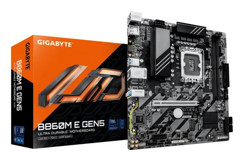 GIGABYTE B860M E GEN5 płyta główna Intel B860 LGA 1851 (Socket V1) micro ATX