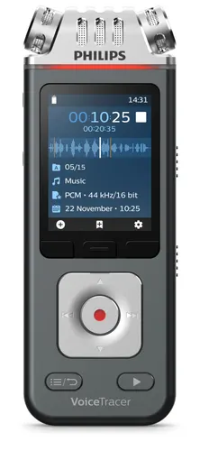 Philips VoiceTracer Czarny, Szary (DVT8115)