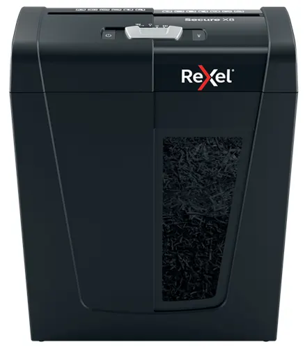 Rexel Secure X8 niszczarka Rozdrabnianie krzyżowe 68 dB Czarny