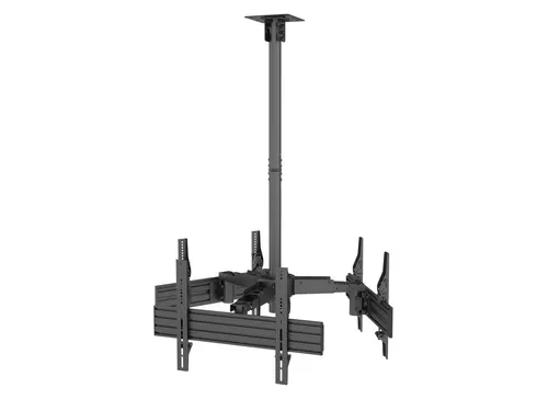 Equip 650371 uchwyt do tablic informacyjnych 165,1 cm (65") Czarny
