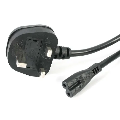 StarTech.com PXTNB2SUK1M kabel zasilające Czarny 1 m BS 1363 C7 panel