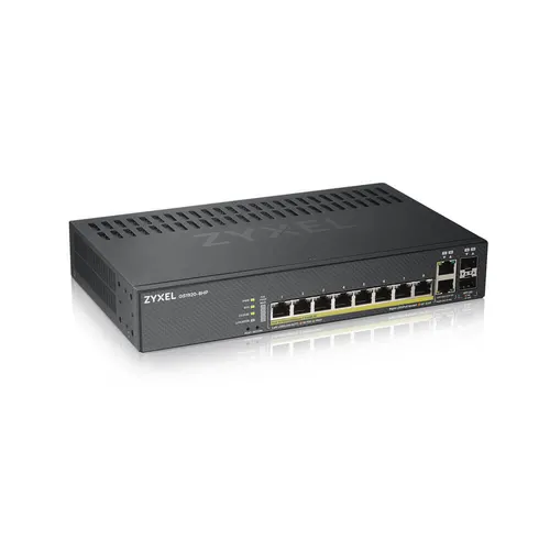 Zyxel GS1920-8HPV2 Zarządzany Gigabit Ethernet (10/100/1000) Obsługa PoE Czarny