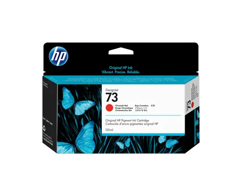 HP Czerwony chromatyczny wkład atramentowy 73 DesignJet 130 ml