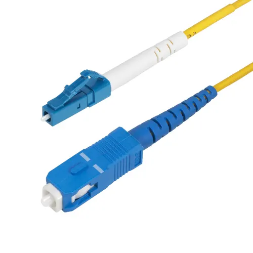 StarTech.com SPSMLCSC-OS2-5M kabel InfiniBand / światłowodowy LC SC Żółty