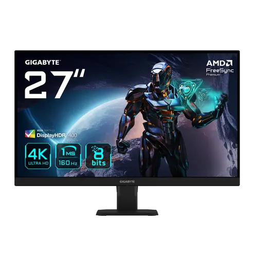 GIGABYTE GS27U monitor komputerowy 68,6 cm (27") 3840 x 2160 px 4K Ultra HD LED Czarny