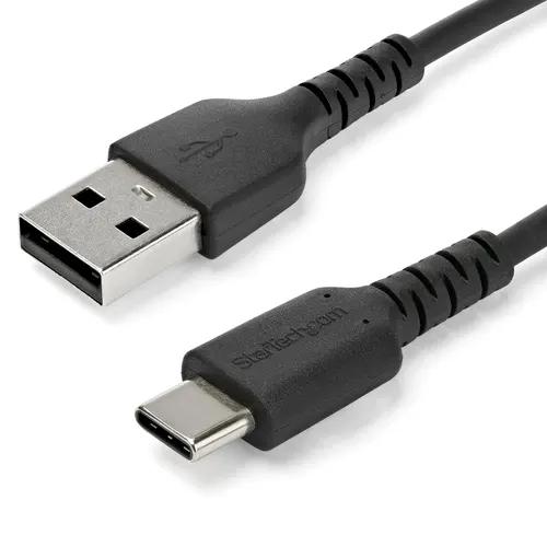 StarTech.com RUSB2AC2MB kabel USB USB 2.0 2 m USB A USB C 0,48 Gbit/s 60 W Czarny