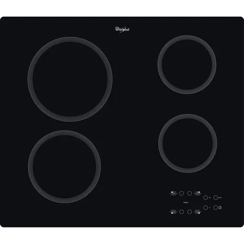 Whirlpool AKT 801/NE Czarny Wbudowany 58 cm Płyta indukcyjna strefowa 4 stref(y)