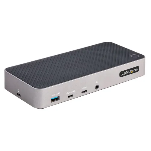 StarTech.com 116E-USBC-DOCK stacja dokująca Przewodowa USB 3.2 Gen 2 (3.1 Gen 2) Type-C Szary, Srebrny