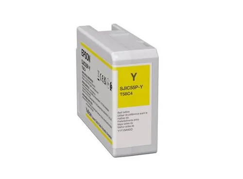 Epson SJIC55(Y) nabój z tuszem 1 szt. Oryginalny Żółty
