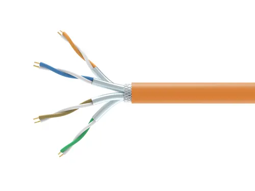 Equip 404553 kabel sieciowy Pomarańczowy 1000 m Cat7 S/FTP (S-STP) Okrągły