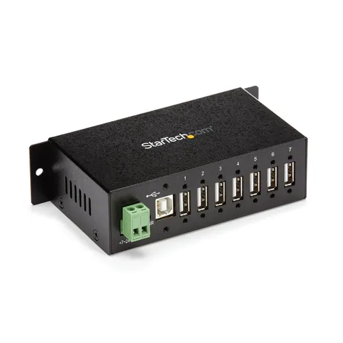 StarTech.com ST7200USBM huby i koncentratory USB 2.0 Type-B 480 Mbit/s Czarny
