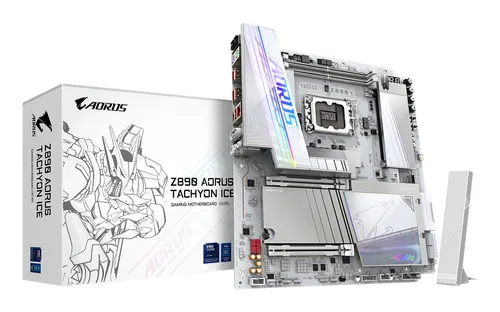 GIGABYTE Z890 AORUS TACHYON ICE Intel Z890 LGA 1851 (Socket V1) Rozszerzone ATX
