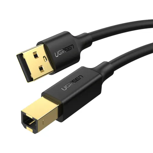 Kabel USB-A do USB-B UGREEN US135 do drukarki, 5m - czarny
