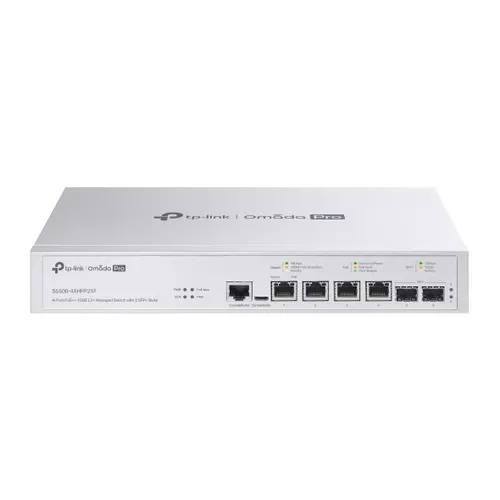 TP-Link S5500-4XHPP2XF przełącznik sieciowy Zarządzany L2/L2+ Obsługa PoE Szary