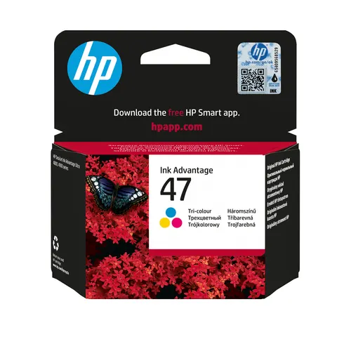 HP Oryginalny trójkolorowy wkład 47 (6ZD61AE)