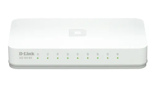 D-Link GO-SW-8E/E przełącznik sieciowy Nie zarządzany Fast Ethernet (10/100) Biały