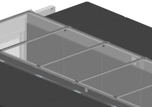 Vertiv Knürr 030291818 części do stojaków Górny panel