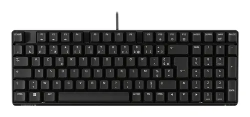CHERRY K37ID klawiatura Przemysłowy USB AZERTY Francuski Czarny