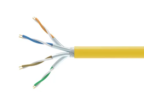Wyposażenie Instalacyjne Kabel Cat7A Simplx S/FTP DCA 1000.00m pomarańczowy LSZH