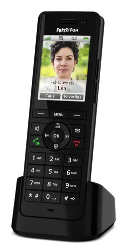 Fon X6 Telefon w systemie DECT Nazwa i identyfikacja dzwoniącego Czarny