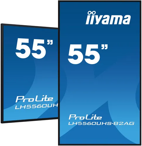 iiyama LH5560UHS-B2AG signage display Cyfrowa tablica A 138,7 cm (54.6") LED Wi-Fi 500 cd/m² 4K Ultra HD Czarny Procesor wbudowany Android 11 24/7