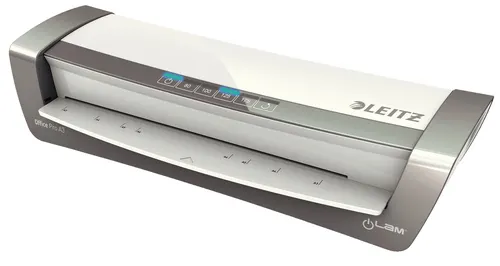 Leitz iLAM Office Pro A3 Laminator na gorąco 800 mm/min Szary, Srebrny