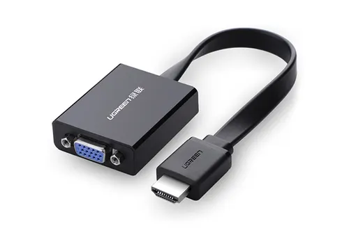 Ugreen 40248 adapter kablowy 0,16 m VGA (D-Sub) HDMI + Micro-USB Czarny