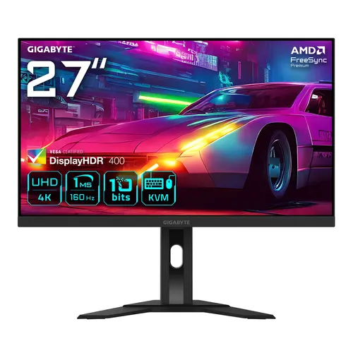 GIGABYTE M27UA monitor komputerowy 68,6 cm (27") 3840 x 2160 px 4K Ultra HD LED Czarny