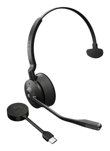 Jabra Engage 55 SE Zestaw słuchawkowy Bezprzewodowy Opaska na głowę Biuro/centrum telefoniczne Czarny, Mono, Microsoft Teams, USB-C