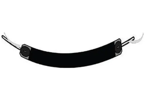 Zebra P1031365-027 pasek Drukarek mobilnych Czarny