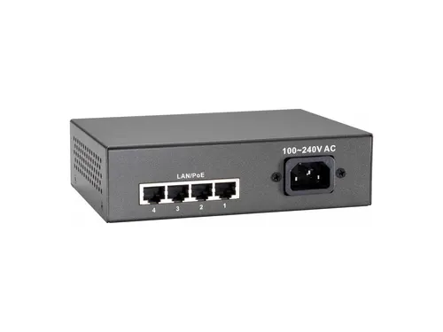 LevelOne FEP-0511 przełącznik sieciowy Fast Ethernet (10/100) Obsługa PoE Szary