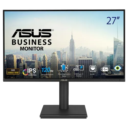 ASUS BE27ACGN monitor komputerowy 68,6 cm (27") 2560 x 1440 px Quad HD LCD Czarny
