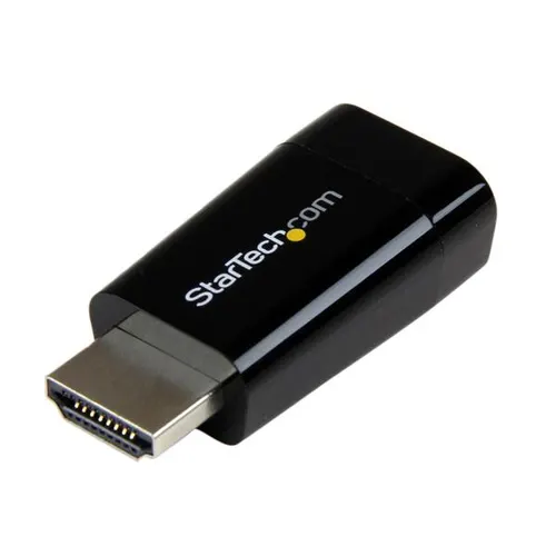 StarTech.com HD2VGAMICRO przejściówka do kabli Czarny