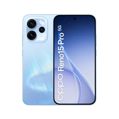 OPPO Reno15 Pro 5G 16,1 cm (6.32") Dual SIM Android 16.0 USB Type-C 12 GB 512 GB 6200 mAh Niebieski