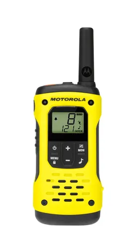 Motorola Talkabout T92 H2O krótkofalówka 16 kan. 446.00625 - 446.19375 MHz Czarny, Żółty