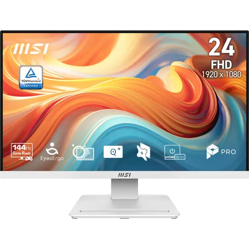 MSI Pro MP241W E14V monitor komputerowy 60,5 cm (23.8") 1920 x 1080 px Full HD LCD Biały