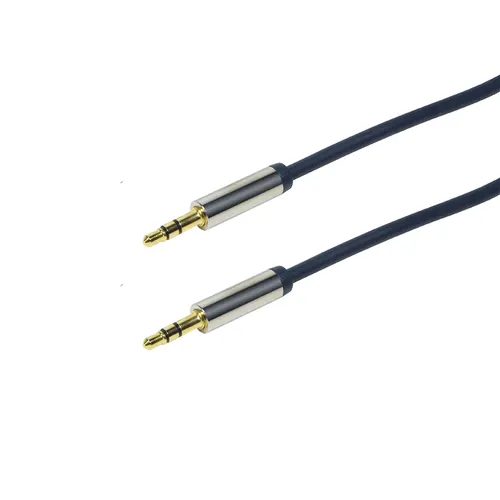 LogiLink 3.5mm - 3.5mm 0.3m kabel audio 0,3 m Niebieski