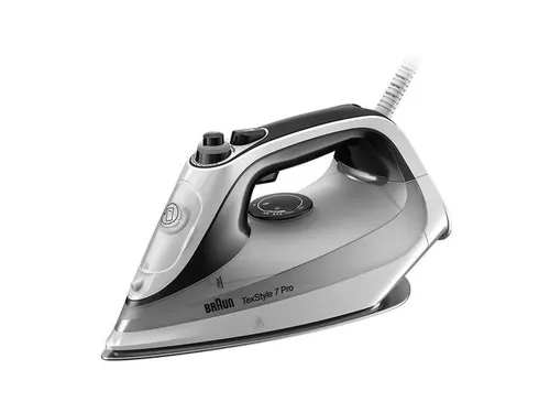 Braun TexStyle 7 Pro SI7149WB Żelazko suche i parowe EloxalPlus soleplate 2900 W Czarny, Biały