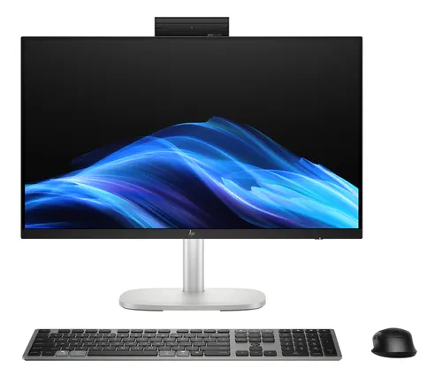 HP EliteStudio 8 G1i AI PC Intel Core Ultra 5 235 60,5 cm (23.8") 1920 x 1080 px Ekran dotykowy All-in-One PC 16 GB DDR5-SDRAM 512 GB SSD Windows 11 Pro Wi-Fi 7 (802.11be) Srebrny
