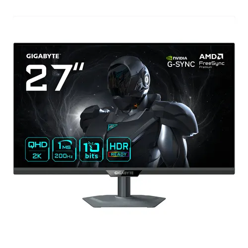 GIGABYTE G27Q2 monitor komputerowy 68,6 cm (27") 2560 x 1440 px Quad HD LED Czarny