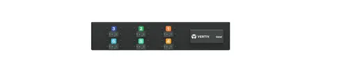 Vertiv U1077 rozdzielacz zasilania PDU 24 x gniazdo sieciowe 2U Czarny