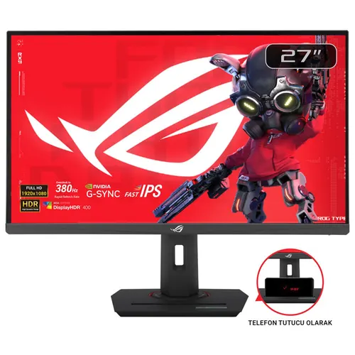 ASUS ROG Strix XG279CNS monitor komputerowy 68,6 cm (27") 1920 x 1080 px Full HD LCD Czarny