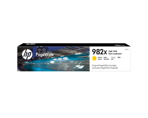 HP Oryginalny żółty wkład atramentowy 982X PageWide o dużej pojemności (T0B29A)