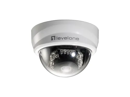 LevelOne FCS-3101 kamera przemysłowa Kopułowa Kamera bezpieczeństwa IP Wewnętrzna / zewnętrzna 1920 x 1080 px Sufitowy/Biurko