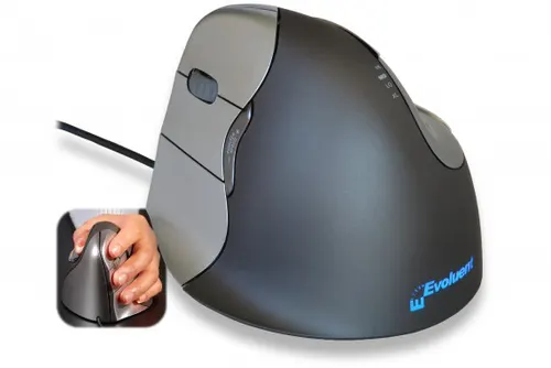 BakkerElkhuizen Evoluent4 myszka Biuro Dla leworęcznych Laser 2600 DPI