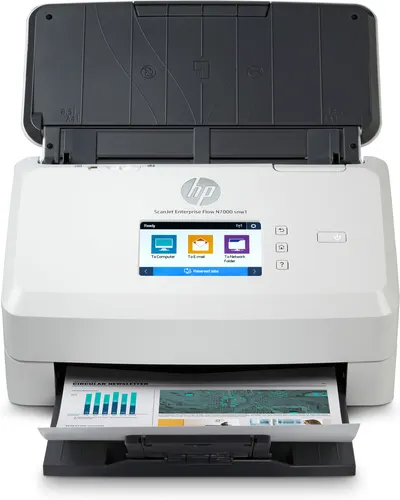 HP Scanjet Enterprise Flow N7000 Skaner z podajnikiem 600 x 600 DPI A4 Biały