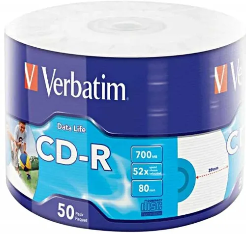 Verbatim 50x CD-R 700 MB 52x 50 szt.