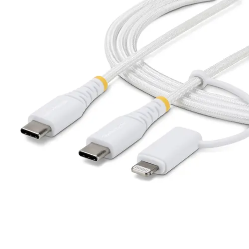 StarTech.com 2M-U2-LNTC-CABLE kabel USB USB C 0,48 Gbit/s 60 W Biały